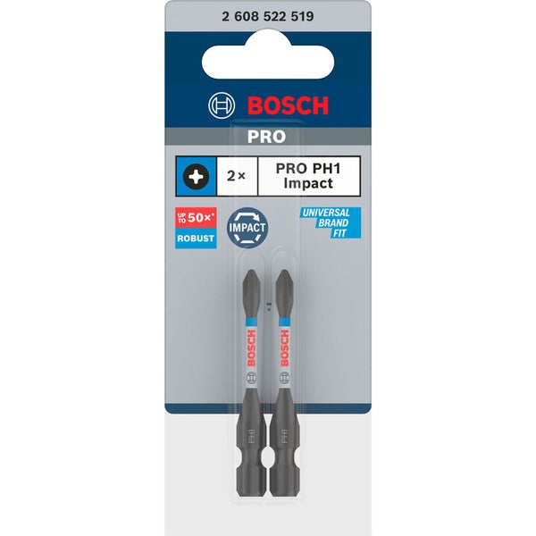 Bosch PRO Phillips Impact Bit PH1 55 mm 2-tlg. - 2608522519
