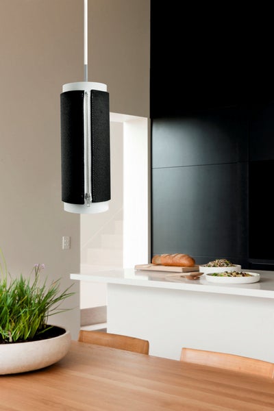 hängelampe pendelleuchte stoff schwarz schmal wohnzimmer schlafzimmer lampe | Wohnzimmer Esszimmer Leuchte