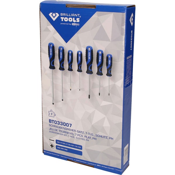 Brilliant Tools Schraubendreher Satz, 7-teilig, Verpackung