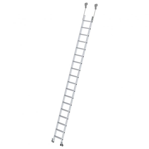 Aluminium Schiebeleiter mit Rollen