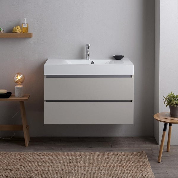 Waschtischunterschrank mit zwei Schubladen im Badezimmer