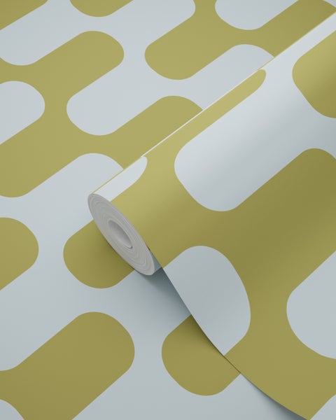 Tapetenrolle mit geometrischem Muster