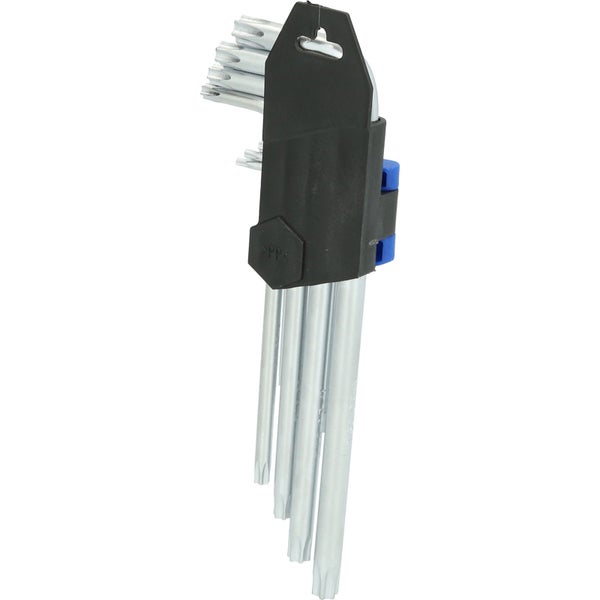 BRILLIANT TOOLS Winkelstiftschlüssel-Satz 9tlg. Torx®-Profil kurz - BT044009