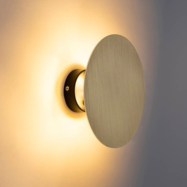 Design Wandleuchte Gold Verstellbar - Pulley