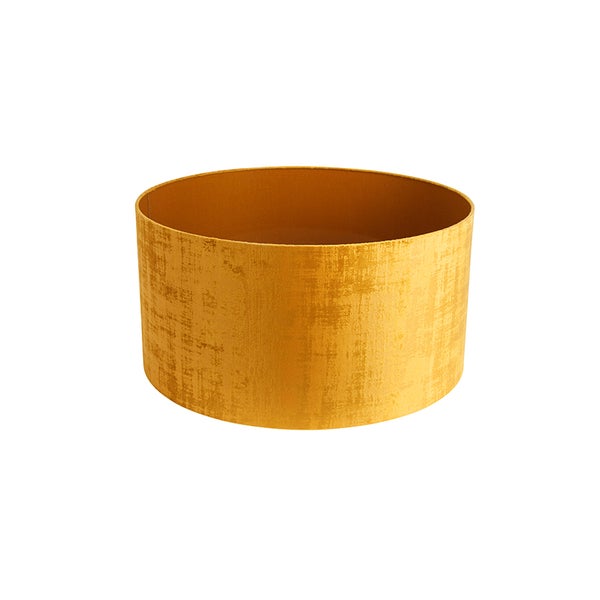 Velours Lampenschirm Gold 50/50/25
