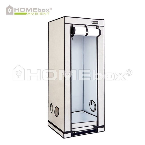 Premium Homebox Ambient Q60+ Growbox – 60x60x160 cm, Lichtdichtes Zelt mit hochwertiger Reflektionsbeschichtung & robustem Stecksystem für optimale Indoor Pflanzenzucht