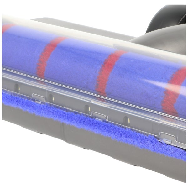 Hartbodendüse, Softroller passend für Dyson V7, V8, V10, V11, V15, motorisiert, mit 4 LED-Frontlichter, 180° flexibel drehbar