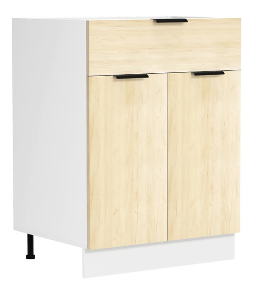 Küchenschrank B 60 cm Unterschrank Schublade Fasola