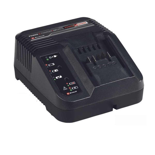 Einhell Akkuladegerät Power X-Charger für Lithium-Ionen-Akkus mit Ladestatusanzeige