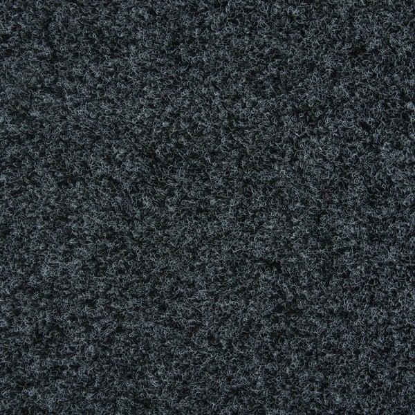 Teppichboden Fliesen selbstliegend Nadelvlies Teppichfliesen grau ideal für Messe und Büro Nadelfilz Teppich Fliesen in 50x50 cm in Anthrazit