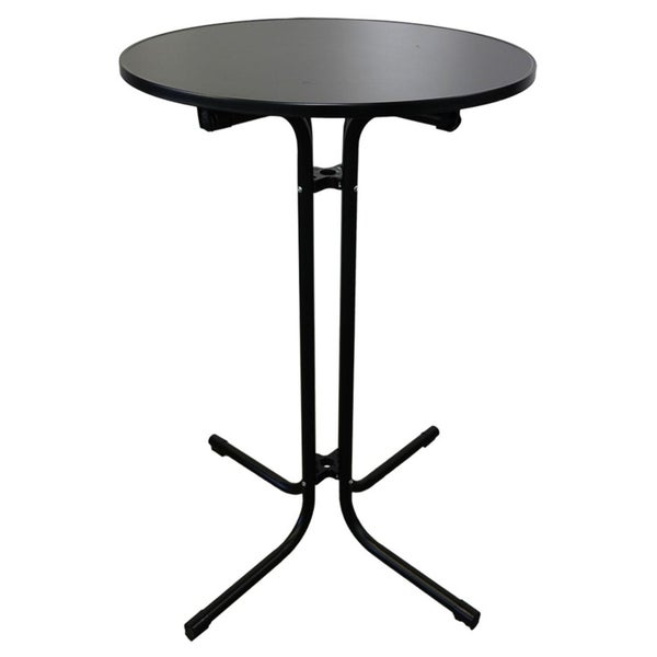Stehtisch mit runder Tischplatte und Metallgestell