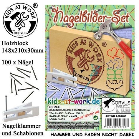 Corvus A600760 - Kids-at-Work, Nagelbilder-Set