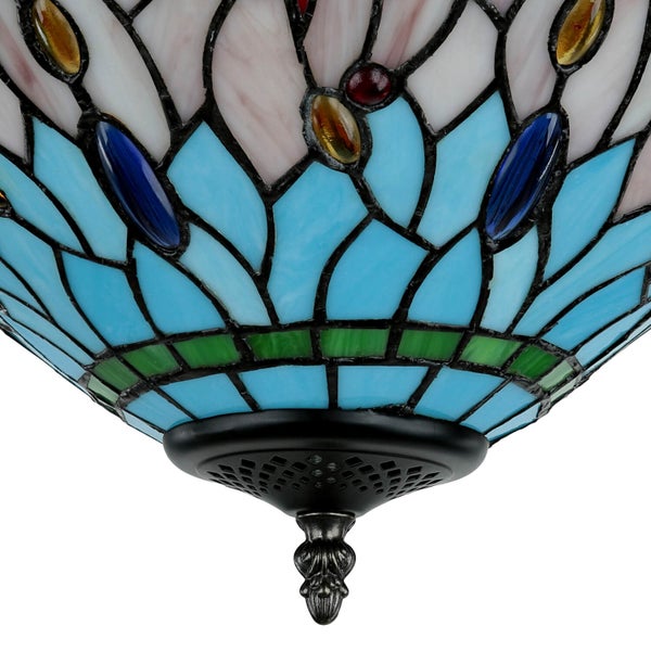 Tiffany Deckenleuchte mit Glasmosaik