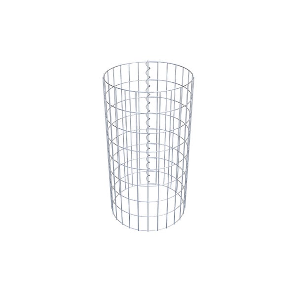 Gabionensäule Durchmesser 42 cm, MW 5 x 10 cm rund - Höhe: 0,80 m