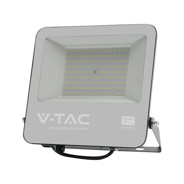 V-TAC VT-44104-B - LED-Scheinwerfer - Samsung - IP65 - Schwarzes Gehäuse - 1 Meter Kabel - 100 Watt