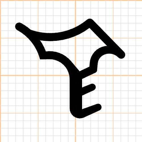 Symbol für Traufenelement
