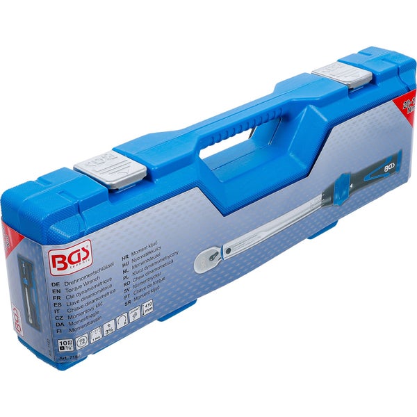 Drehmomentschlüssel im blauen Kunststoffkoffer