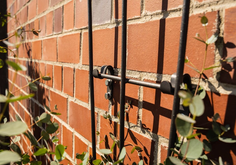 Rankgitter Bari Metall  170 cm gefächerte Form pulverbeschichtet anthrazit
