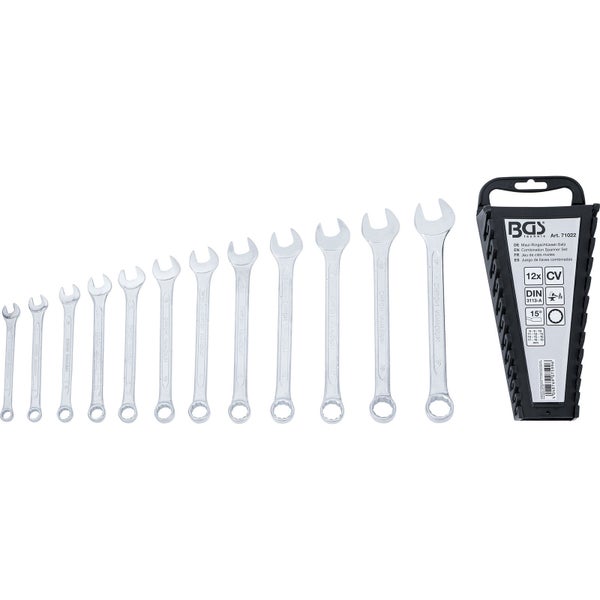 BGS Maul-Ringschlüssel-Satz SW 8 - 19 mm 12tlg. - 71022