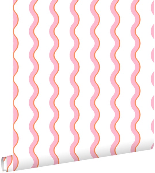 Tapetenrolle mit Wellenmuster