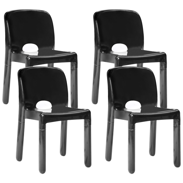 Gartenstuhl 4er Set BETIM Schwarz