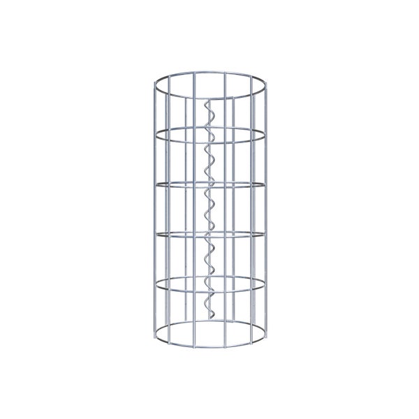 Gabionensäule Durchmesser 22 cm, MW 5 x 10 cm rund - Höhe: 0,50 m