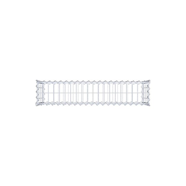 Gabione 100 cm x 40 cm x 20 cm (L x H x T), Maschenweite 5 cm x 10 cm, Spirale