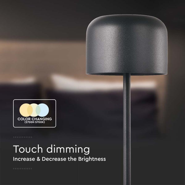 Tischleuchte mit Touch-Dimmer und Farbtemperaturregelung