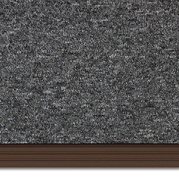 FLOORDIREKT Stufenkantenprofil Toronto - Treppenkantenprofil - Braun - 4 x 2,5 x 100 cm