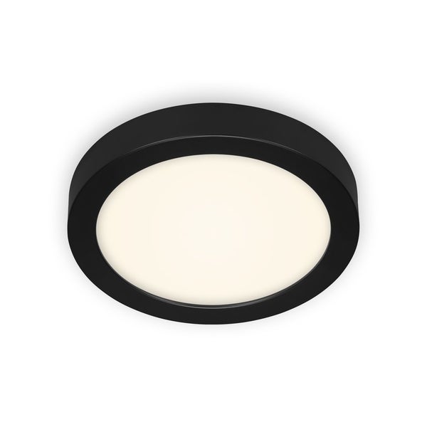 LED Deckenleuchte Deckenlampe Metall schwarz 16,5W dimmbar Ø 22,5cm Briloner
