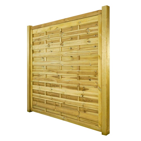 Holzzaun-Element mit Rahmen