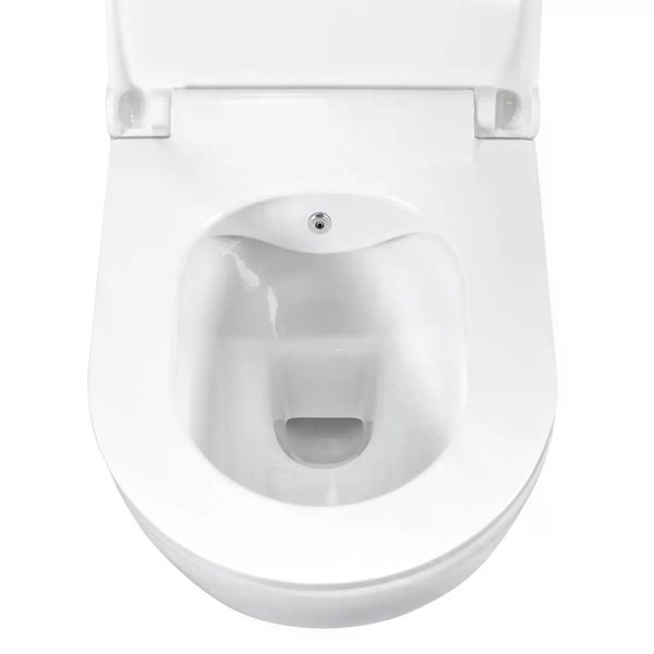 Taharet WC Spülrandlos mit Bidetfunktion: Dusch-WC mit Soft-Close-Sitz für maximalen Komfort und Hygiene