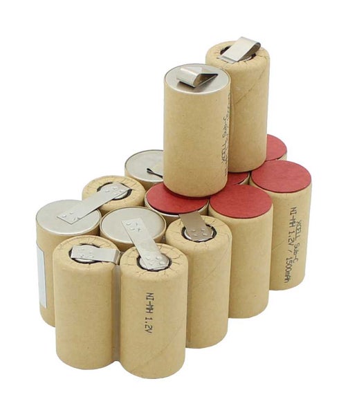 Xcell Ni-MH Akku Sub-C 1,2 Volt 1500 mAh mit Lötfahne.