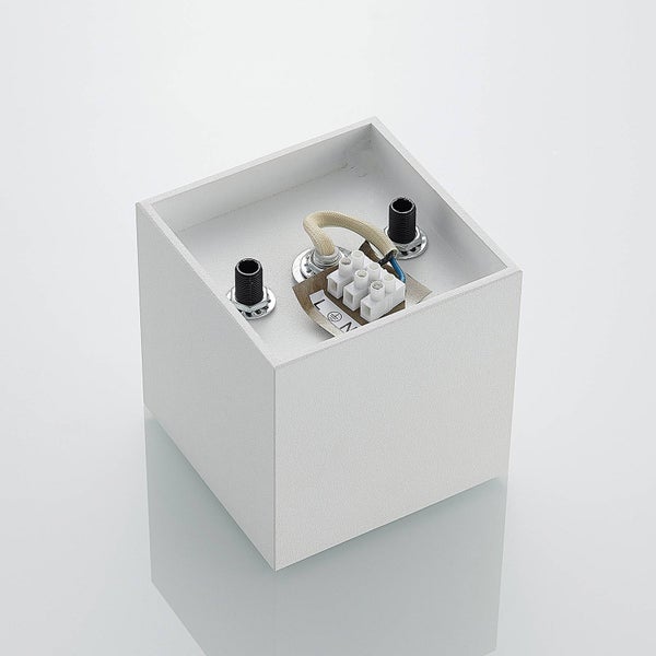 Lindby Deckenlampe Parvin (Modern) in Weiß aus Aluminium (1 flammig, GU10) - Deckenleuchte Lampe Wohnzimmerleuchte
