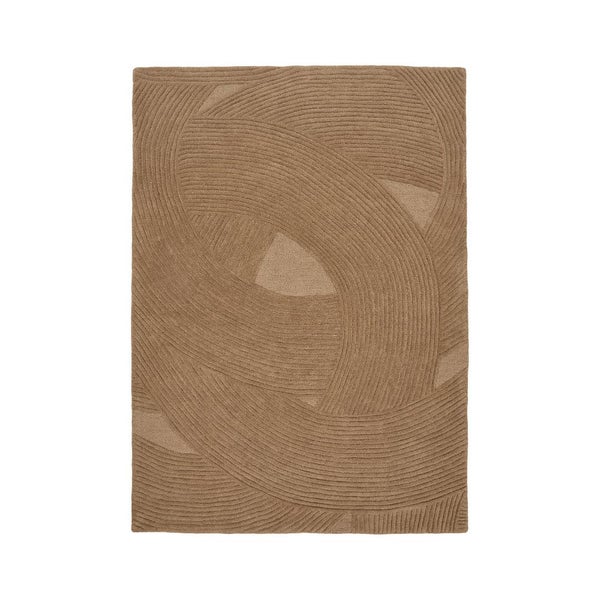 Rechteckiger Teppich mit abstraktem Muster