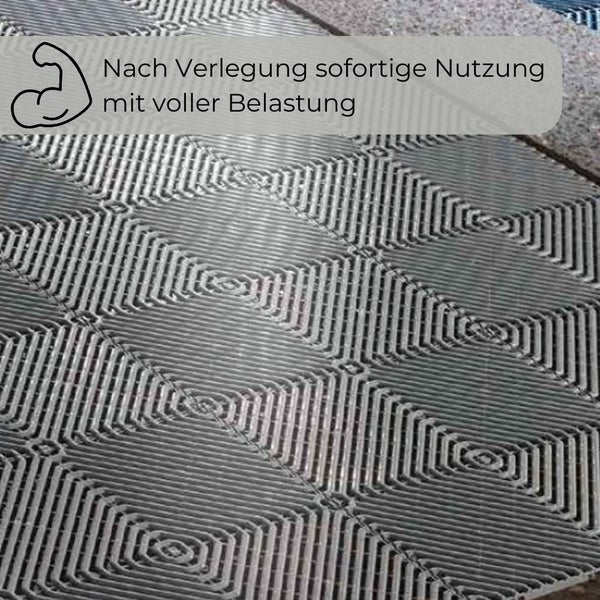Strapazierfähiger Bodenbelag mit sofortiger Nutzung nach der Verlegung