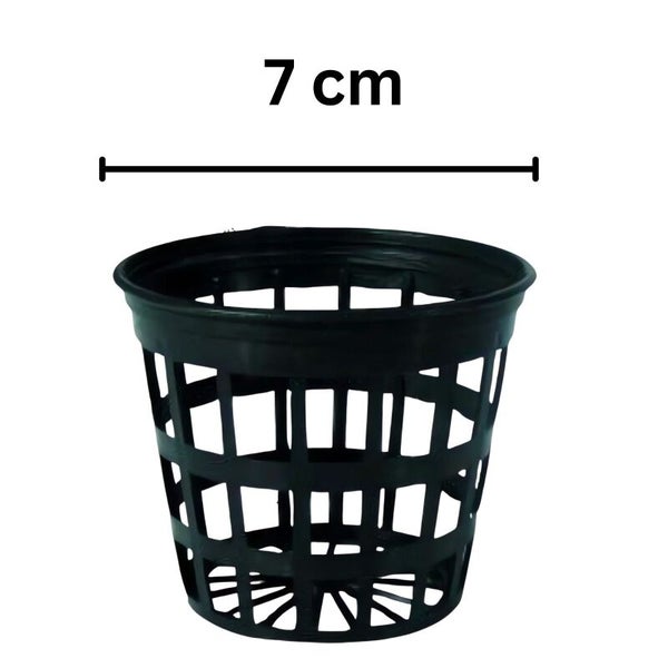 Gitternetzeinsätze 7 cm für Hydroponik & Aeroponik – Grow Gitternetztopf zum Bewurzeln von Stecklingen, 1 Stück