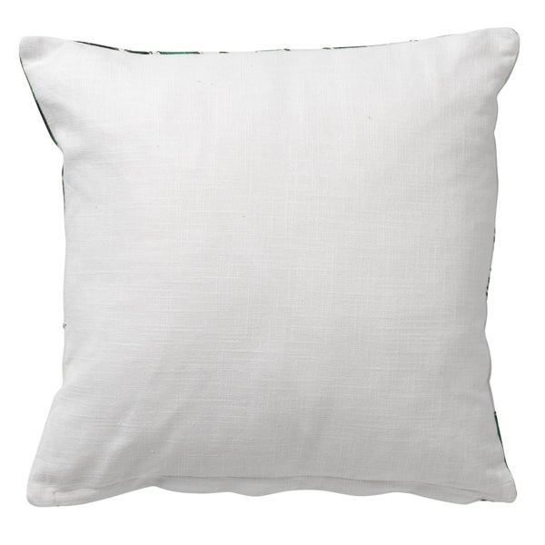 Leafy Dekokissen - Mit Blumenmuster 45x45 cm, Weiß