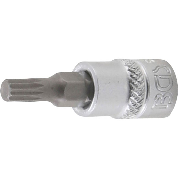 BGS Bit-Einsatz Antrieb Innenvierkant 6,3 mm (1/4) Innenvielzahn (für XZN) M5 - 5105-M5