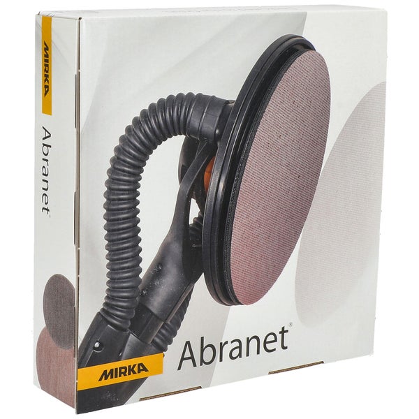 Mirka Abranet Netz-Schleifscheiben Ø 225 mm Klett / Korn P320 / 25 Stk / zum Schleifen von Holz, Spachtel, Lack, Kunststoff / 5422302532