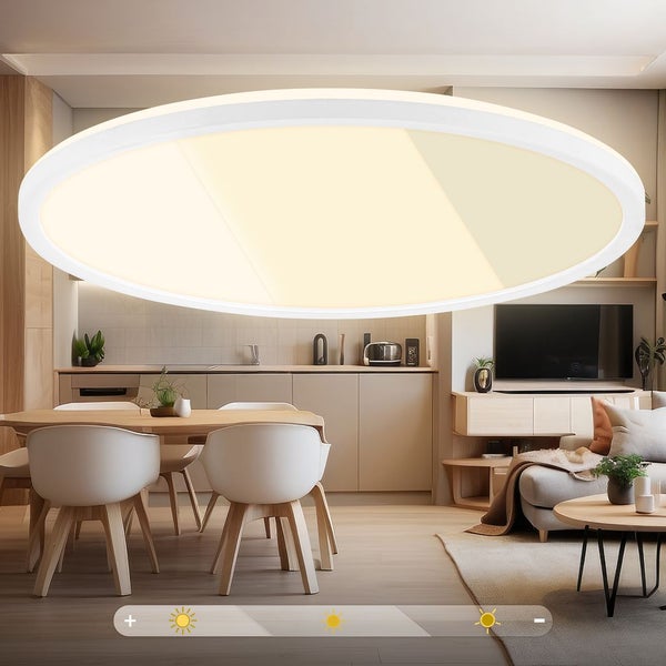 LED Panel LED Deckenleuchte Deckenlampe Dimmbar Fernbedienung CCT RBIC
