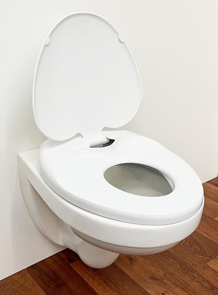 Familien WC Sitz, Kinder WC Sitz Family, zusätzlicher Kindersitzring, mit Absenkautomatik