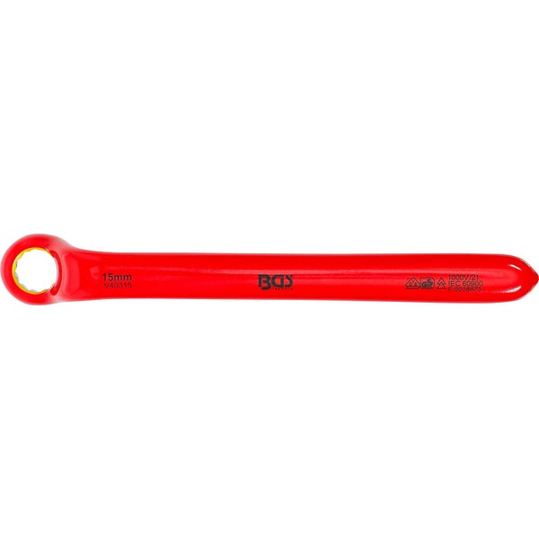 BGS VDE-Einringschlüssel tief gekröpft SW 15 mm - 72015