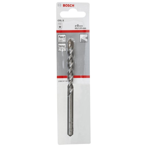 Bosch CYL-3 Steinbohrer, Durchmesser acht Millimeter