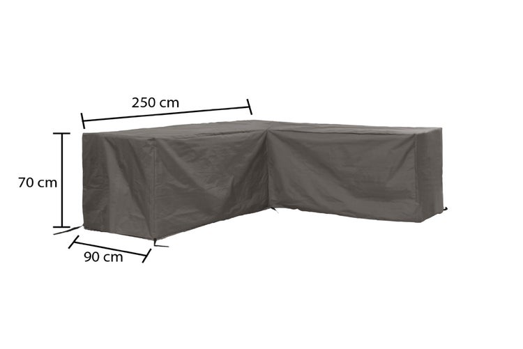 Abdeckung für Ecklounge, 250x90x70 cm