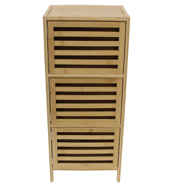 FRANK FLECHTWAREN | Schränkchen Bambus, 32 x 27 x 77 cm, BAMBUS