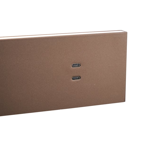 LED-Leuchte mit zwei USB-Anschlüssen