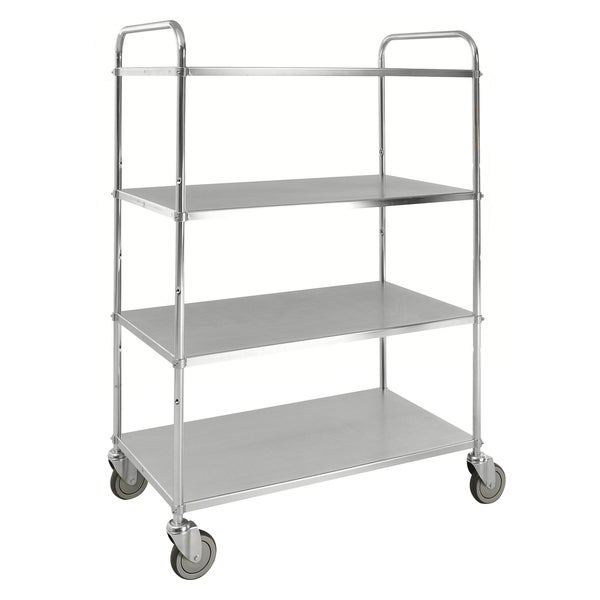 Servierwagen mit drei Regalböden und Rollen