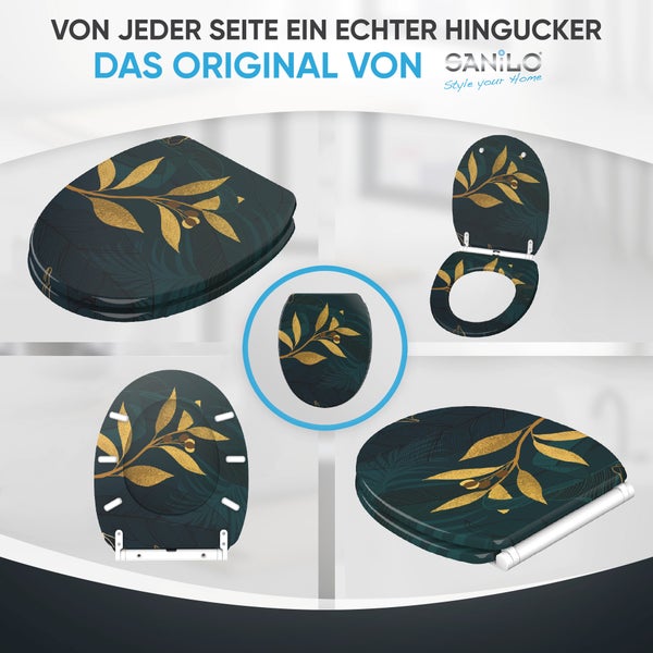WC-Sitz mit Absenkautomatik & Top Fix Luxury