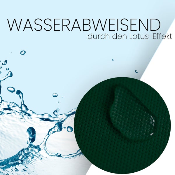 Sensalux Tischdeckenrolle 25m lang aus stoffähnlichem Vlies, 1 m x 25 m Grün